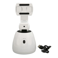 360 automatisk ansiktssporing, stativholder for telefon, smart fotografering for Android og iOS