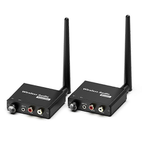 2.4GHz Hi-Fi Wireless Audio Transmitter and Receiver Kit 160FT/50M Range