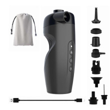 Pompe à air rechargeable USB 15,6 x 6,2 cm, efficace, pour bateaux gonflables, camping et voyages, colorée