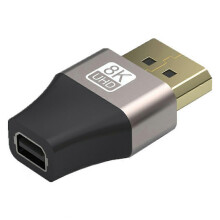 Mini DP hona till DP hane-adapter 8K 60Hz för Thunderbolt 2