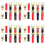 32 Pcs 45 Degree Gold Plated U Fork Y Spade Plug for Speaker Wire 1