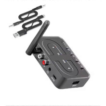 Bluetooth 6.0-mottagare 3,5 mm AUX 2RCA USB Hi-Fi-stereo för PC-bilhögtalare med förstärkare