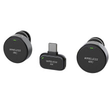Type-C Wireless Lav Mic Outdoor Live Vlog Interview Magnetic Noise Reduction Portable Phone