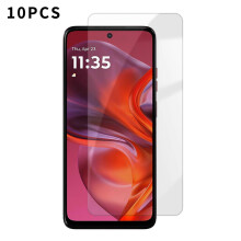 10-częściowa folia ochronna na ekran ze szkła hartowanego HD do Moto G05 4G, odporna na odciski palców Al-Si