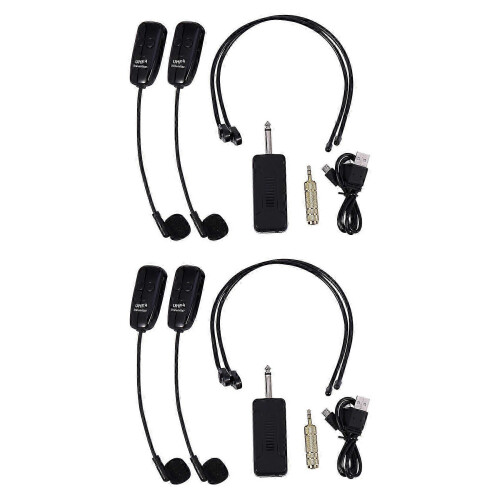Teaching UHF Wireless Headset Microphone Amplifier 2-Pack - JJ