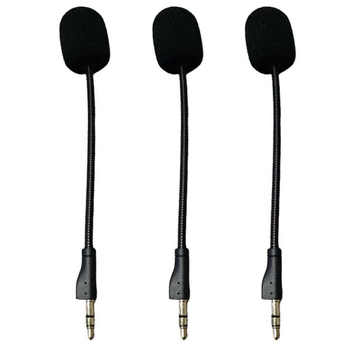 3X Replacement Mic for Logitech G PRO & G PRO X Headset 3.5mm