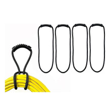 cinghie di fissaggio resistenti con velcro e maniglia per tubi da giardino e piscine.