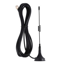 Antenne GSM 433 MHz 5 dBi, base magnétique, connecteur SMA mâle pour radioamateur