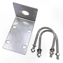 U-Style Stainless Steel Universal CB Antenna Mount Bracket for UHF VHF Cellular Trucker Use