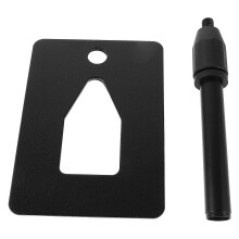 Metal Desk Mic Stand Rectangular Base Universal Holder For Livestream Karaoke Recording