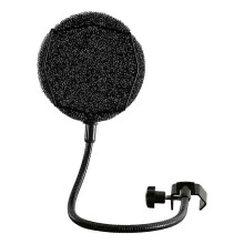 Metal Pop Filter Shield Windscreen for USB Microphone Podcast Mic
