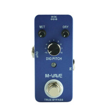 M-VAVE DIG PITCH Mini Single Electric Guitar Effect Pedal True Bypass 9 Pitch Types