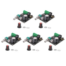5X PAM8610 Dual Channel DC 12V HD Digital Stereo High Power Amplifier Board Class D 15Wx2