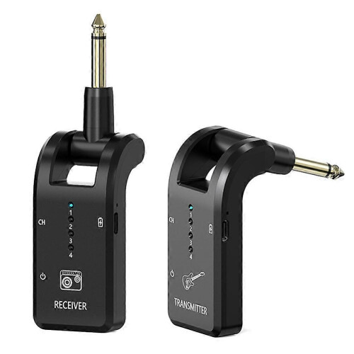 2.4GHz 8CH Rechargeable Wireless Guitar System Transmitter Receiver 1to1