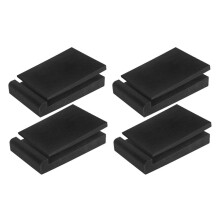 4 Pack High Density Studio Monitor Foam Isolation Pads 28x19x4cm Speaker Base