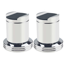 2x Verstellbare HiFi-Audio-Leitungsfüße aus Aluminiumlegierung, Verstärker-Stromhalterung, Kabelunterstützung, Stoßdämpfernagel (A)