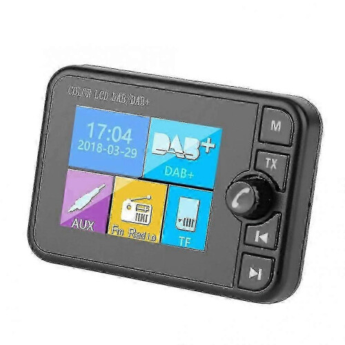Bilstereo DAB+ radiomottaker med Bluetooth MP3 FM-sender og antenne