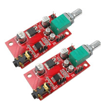 2x MAX4410 Miniatur-Kopfhörerverstärkerplatine Vorverstärker Ersatz für NE5532
