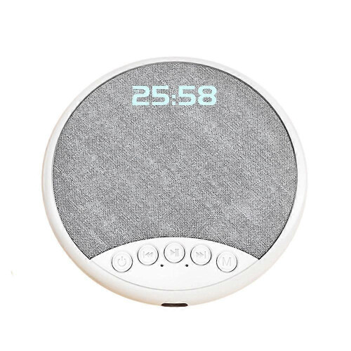 Bluetooth 5.4 HiFi Under Pillow Sleep Speaker with White Noise and Digital Clock Timer