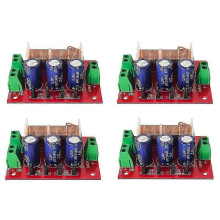 4Pcs 400W 2-Way Audio Crossover Tweeter Bass Frequency Divider for 2-16 Ohm Simple