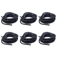 pezzi di tubo flessibile diviso in polietilene nero da 20 piedi (6 metri) con diametro interno di 10 mm