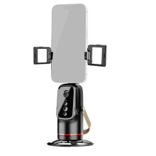 360 roterende gimbal selfiestang stativ skrivebord ansiktssporing BT fjernkontroll fyllelys