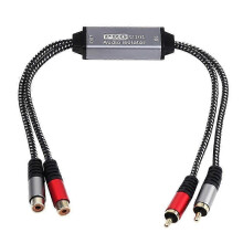 Goat 2-Way RCA Audio Isolator Noise Filter Eliminator Reducer