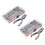 600 Sets Leather Rivets Double Cap Rivet Tubular Metal Studs with Punch Pliers Fixing Set Tools 1