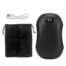 Încălzitor de mâini cu 2 niveluri de încălzire, reîncărcabil prin USB, reutilizabil, electric, încălzitor de mâini p