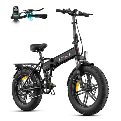 ENGWE (Black) ENGWE EP-2 Boost 250W E-Bike Torque Sensor 48V 13Ah 84 Miles Range UK Foldable