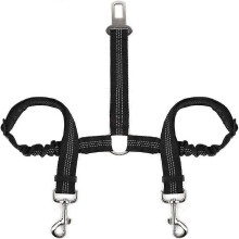Securitate maximă pentru animale de companie: Centură de siguranță reglabilă pentru câini, Material elastic reflecto
