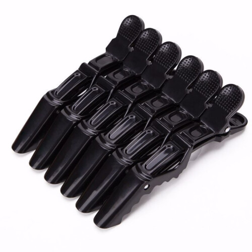 Grampos de cabelo para modelagem, corte e tingimento, pacote com 6 Birch