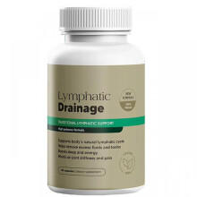 Lymphatic Drainage Capsules Body Detox 60 Count Boost Metabolism Immune Support Natural Herbal Formula