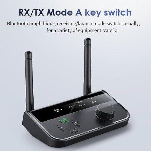 Adattatore ricevitore musicale AUX Bluetooth 5.3 2 in 1 B39 per TV e computer 1