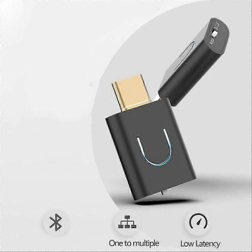2025 LE Audio Auracast BT5.4 Transmitter LL/HD LC3 Type-C Wireless Stereo Adapter 1