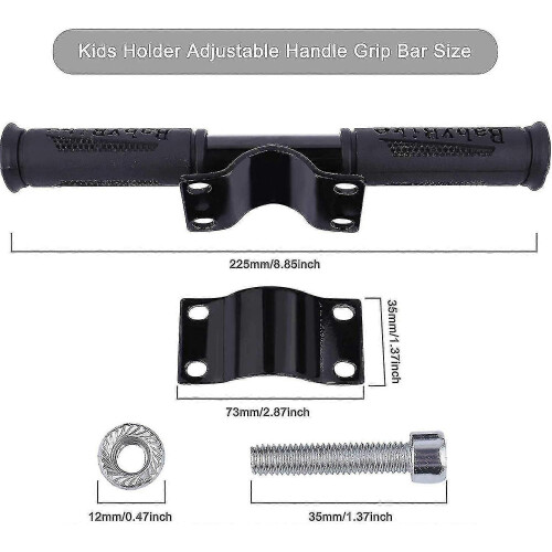 Kids Electric Scooter Universal Armrest with Adjustable Grip Safety Frame 2