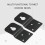 Small Square Keyhole Hanger Wall Mount Speaker Sound Bar Brackets Hook Multicolor 4