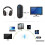 USB Bluetooth Audio Receiver Removable 3.5mm Jack PC TV Music Adapter Transmitter 4