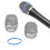Shure Beta57a/Beta87a Metal Mic Windscreen Black Foam Filter 3