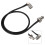 Câble d'extension d'antenne TRI de 60 cm compatible avec le PRC-152 Tactical 5