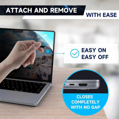 MacBook Air 13.6 Privacy Screen Filter Removable PET Protective Film 2