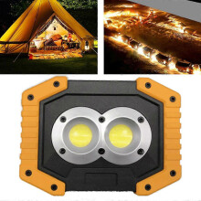 Fonte di alimentazione di emergenza, lampada da lavoro portatile con funzione power bank, chip COB super luminoso, impermeabile pe