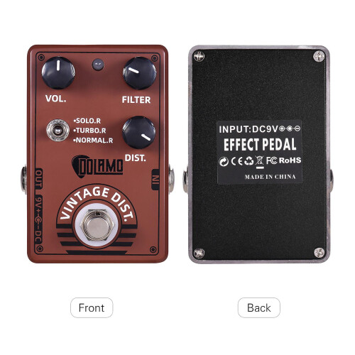 Vintage D-11 Distortion Gitarren-Effektpedal 1
