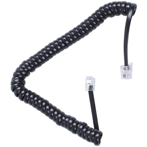 Kveilet, elastisk RJ9 4P4C-telefonrørs erstatningskabel 1