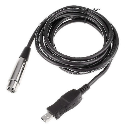 meter USB hann til XLR hunn mikrofonadapterkabel for studioopptak 1
