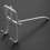 50 Pcs 3.9Inch Long White Metal Store Grid Wall Bracket Display Hooks 4