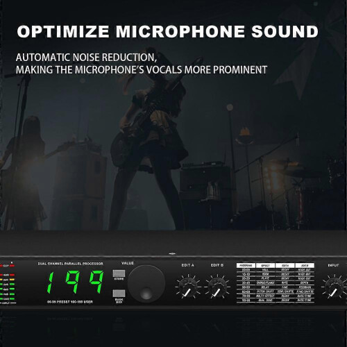 Professional Digital Reverberation Multi Effect Processor Audio Equalizer US PLUG 1