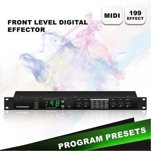 Professional Digital Reverberation Multi Effect Processor Audio Equalizer US PLUG 2