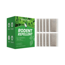 (10pieces) Rat Repellent Sachets for Indoor and Outdoor Use, Anti-Rodent Chewing, Mild Fresh Scent, 10-Pack Labeled
