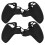 2Pcs Ergonomic Soft Silicone Anti-Slip Dustproof Handle Sleeve for PS5 Controller Black 3